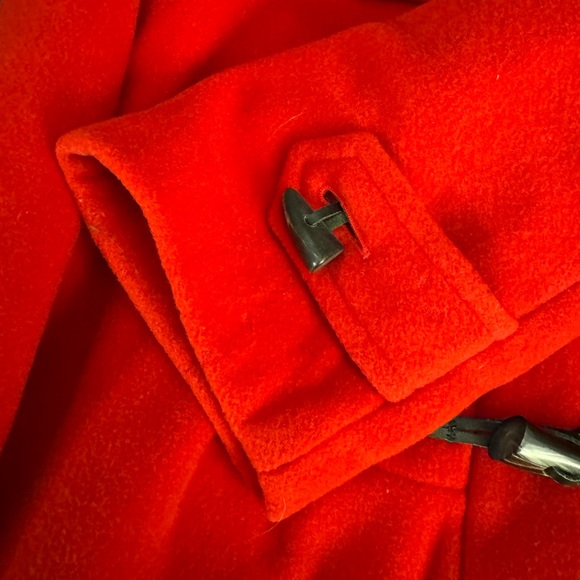 Burberry Wool Duffle Coat with Hood & Check Lining - Picture 13 of 16